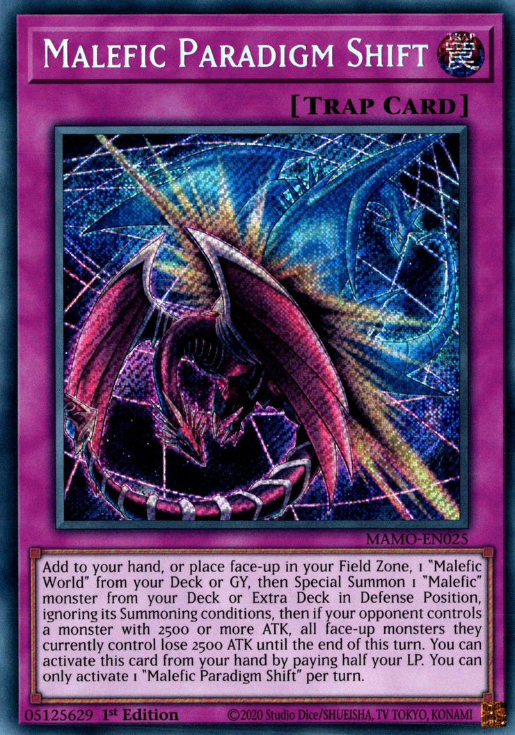 Malefic Paradigm Shift - MAMO-EN025 - Secret Rare