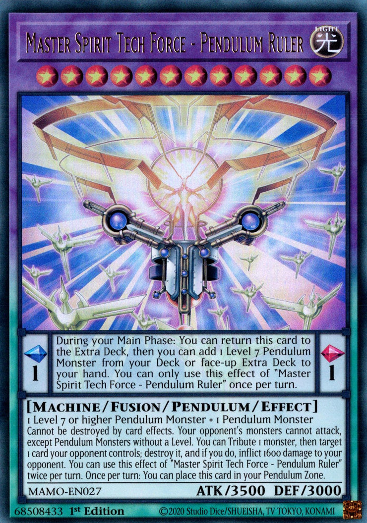 Master Spirit Tech Force - Pendulum Ruler - MAMO-EN027 - UR