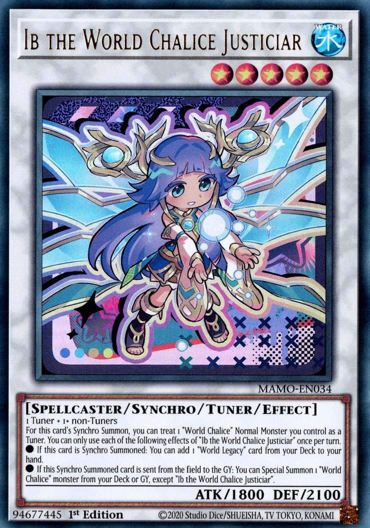 Ib the World Chalice Justiciar - MAMO-EN034 - Ultra Rare