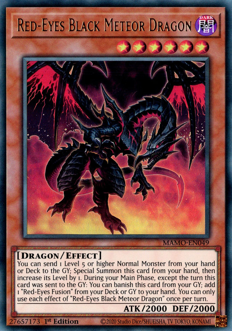 Red-Eyes Black Meteor Dragon - MAMO-EN049 - Ultra Rare