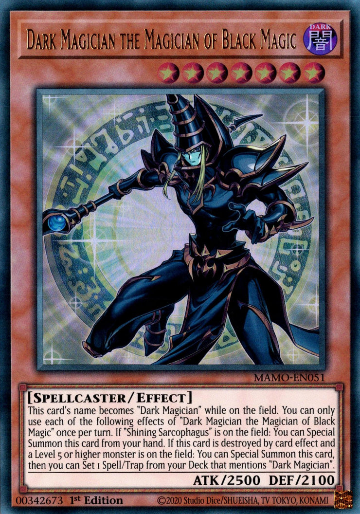 Dark Magician the Magician of Black Magic - MAMO-EN051 - Ultra Rare