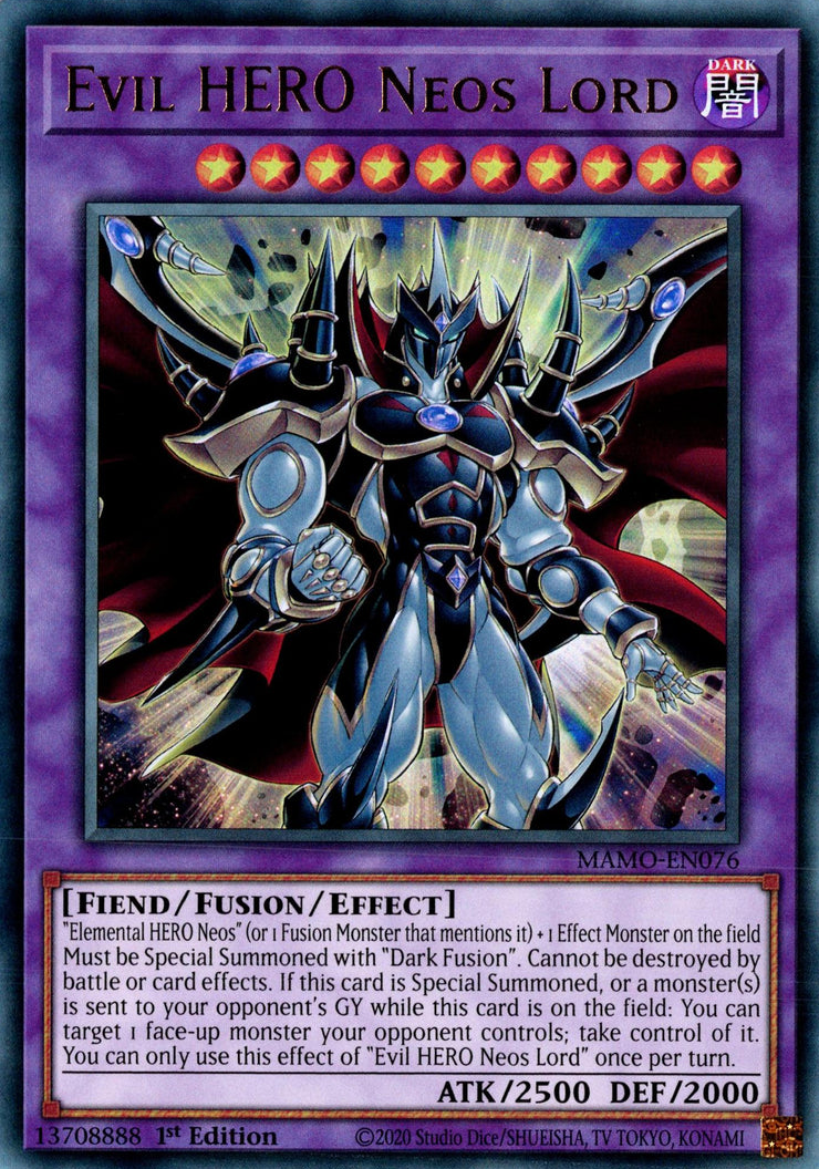 Evil HERO Neos Lord - MAMO-EN076 - Ultra Rare