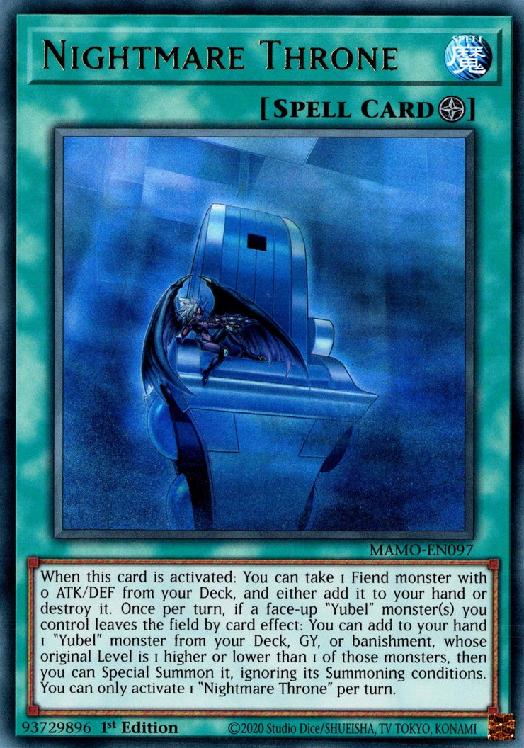 Nightmare Throne - MAMO-EN097 - Ultra Rare