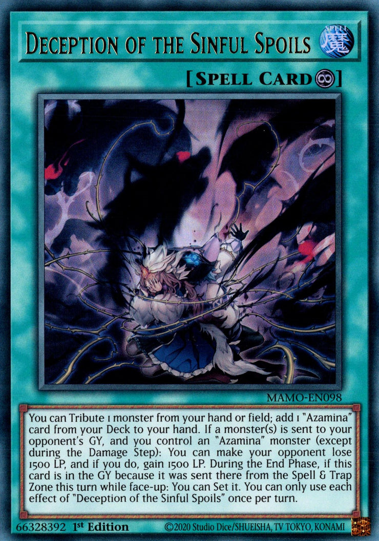 Deception of the Sinful Spoils - MAMO-EN098 - Ultra Rare