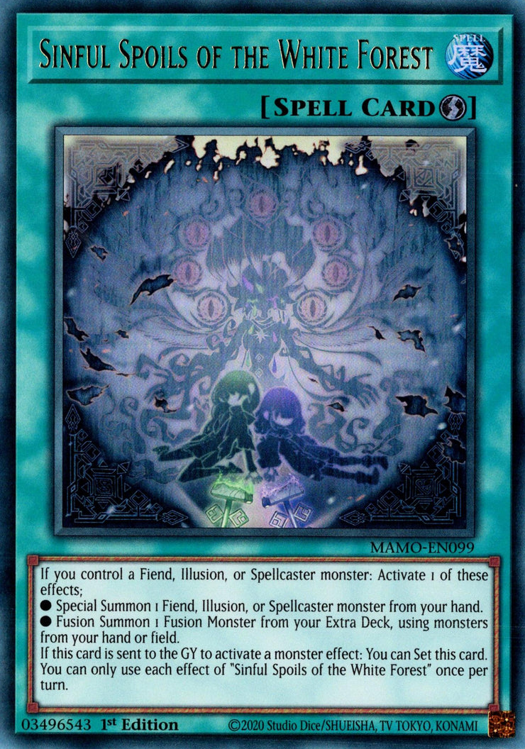 Sinful Spoils of the White Forest - MAMO-EN099 - Ultra Rare