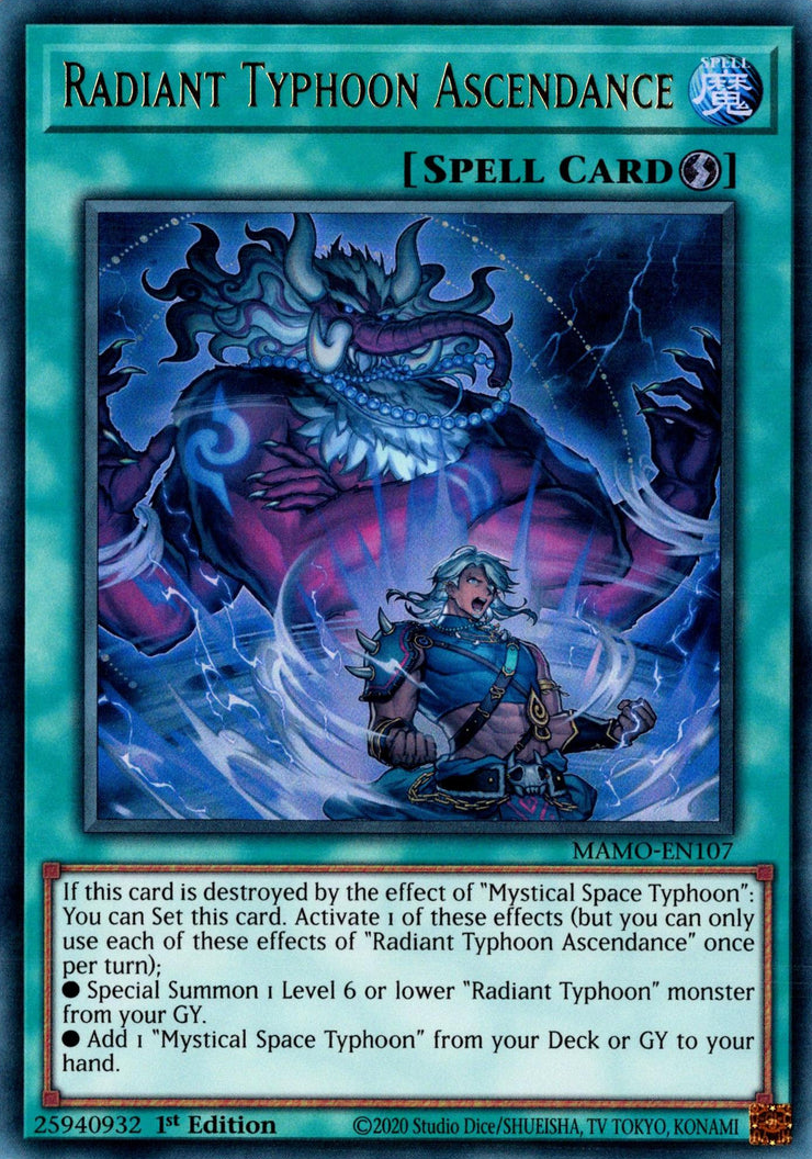 Radiant Typhoon Ascendance - MAMO-EN107 - Ultra Rare