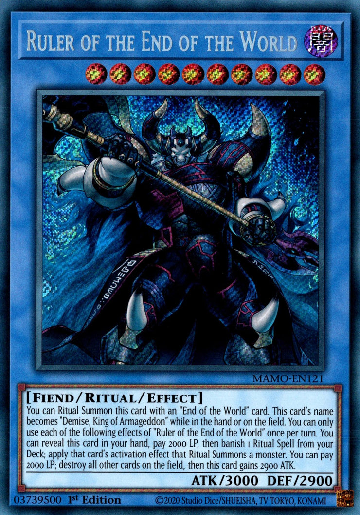 Ruler of the End of the World - MAMO-EN121 - Secret Rare