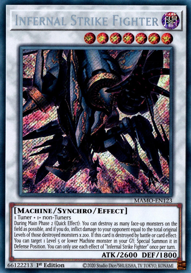 Infernal Strike Fighter - MAMO-EN123 - Secret Rare