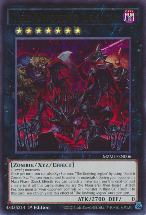 The Undying Legion - MZMU-EN006 - Ultra Rare