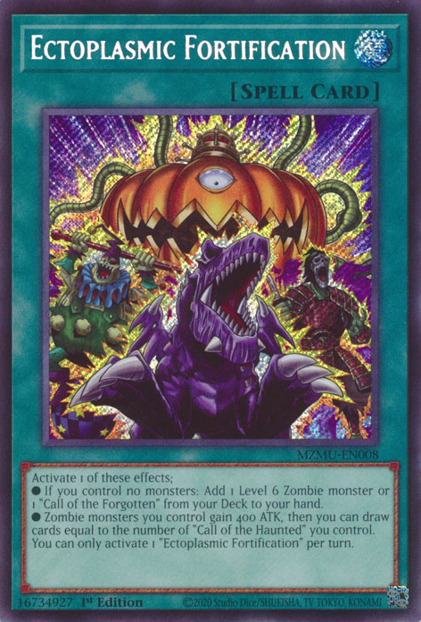 Ectoplasmic Fortification - MZMU-EN008 - Secret Rare