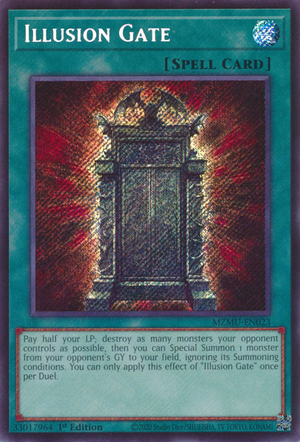 MZMU-EN032 - Illusion Gate - Secret Rare -  Maze of Meurtos