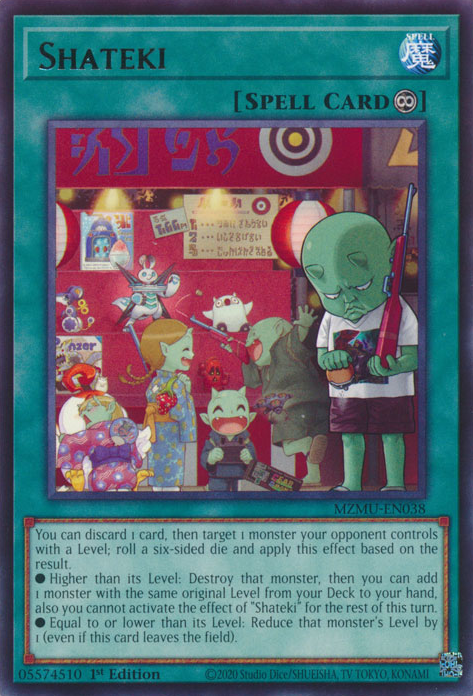 Shateki - MZMU-EN038 - Rare x3