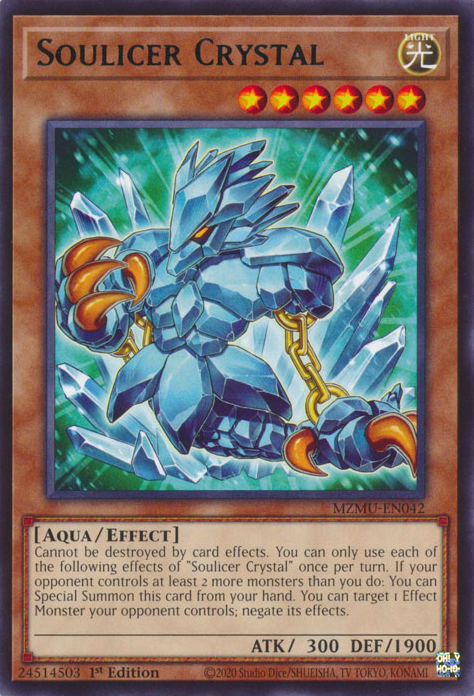 Soulicer Crystal - MZMU-EN042 - Rare x3