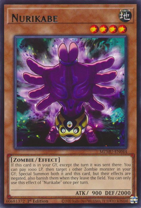 Nurkabe - MZMU-EN044 - Rare x3