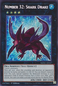 MZMU-EN067 - Number 32: Shark Drake - Secret Rare -  Maze of Meurtos