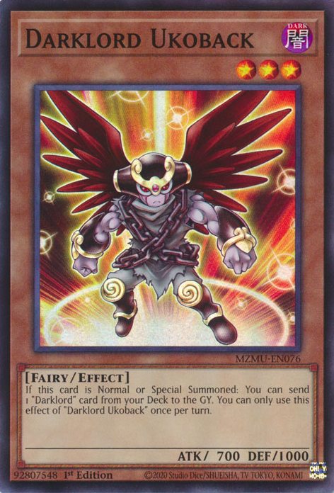 Darklord Ukoback - MZMU-EN076 - Super Rare