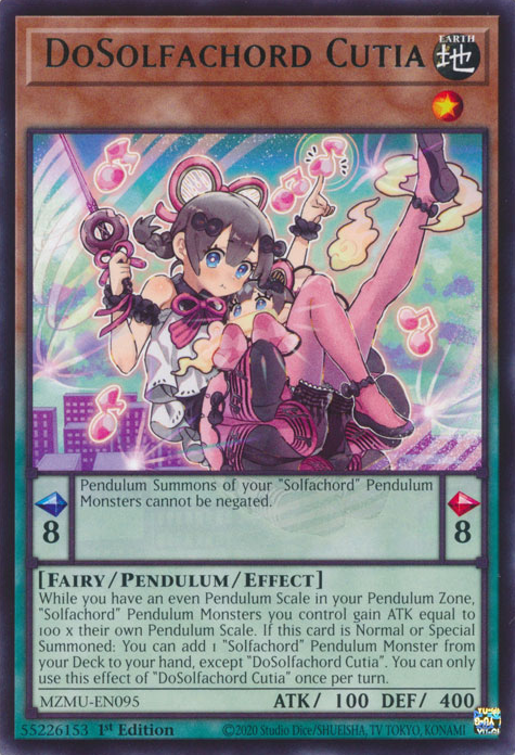 DoSolfachord Cutia - MZMU-EN095 - Rare x3