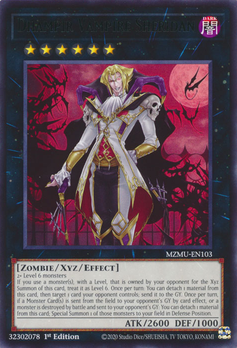 Dhampir Vampire Sheridan - MZMU-EN103 - Rare x3