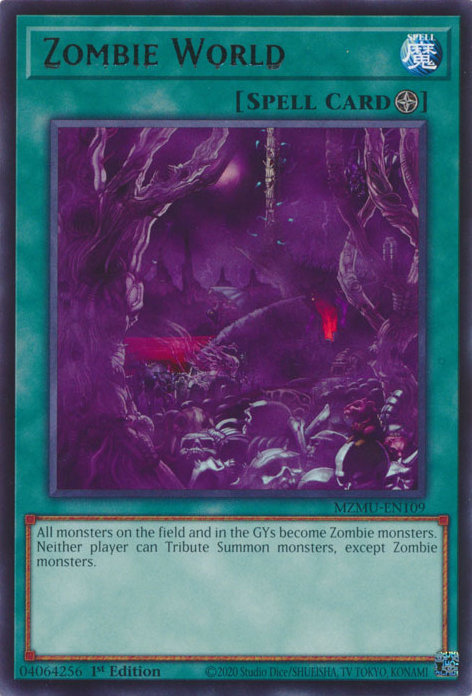 Zombie World - MZMU-EN109 - Rare x3