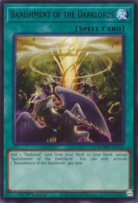 Banishment of the Darklords - MZMU-EN112 - Rare x3