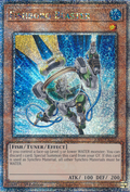 RA03-EN225 - Fishborg Blaster - Quarter Century Secret Rare - Quarter Century Bonanza