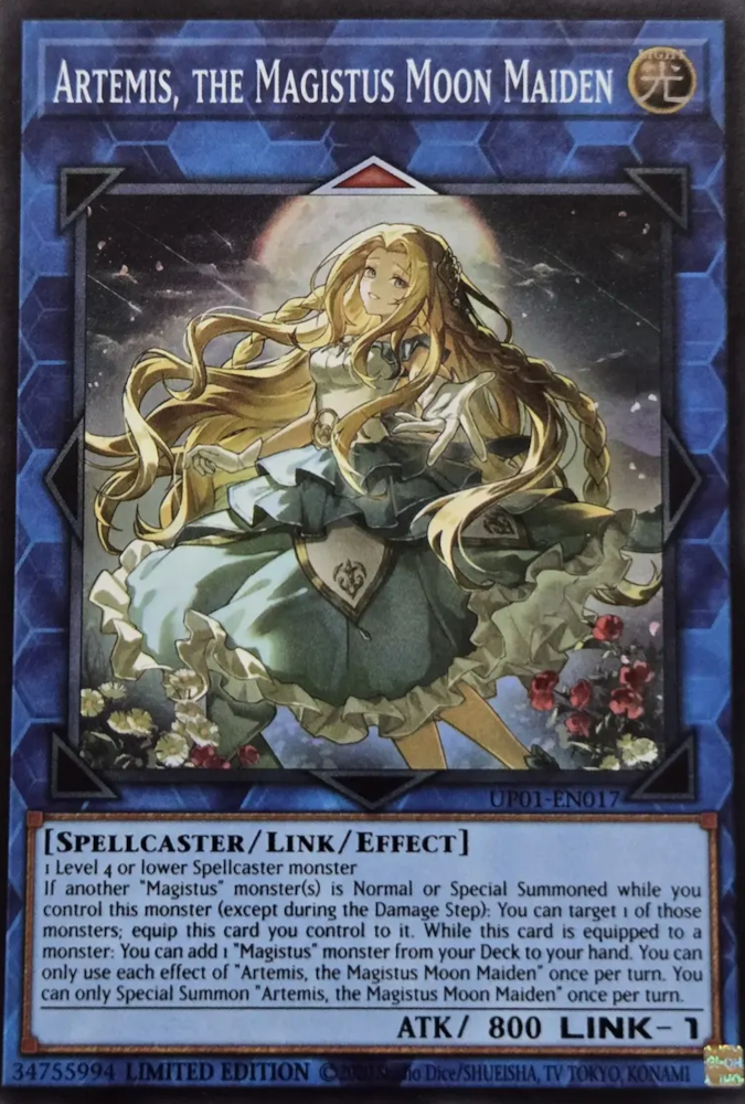 Artemis, the Magistus Moon Maiden - UP01-EN017 - Super Rare