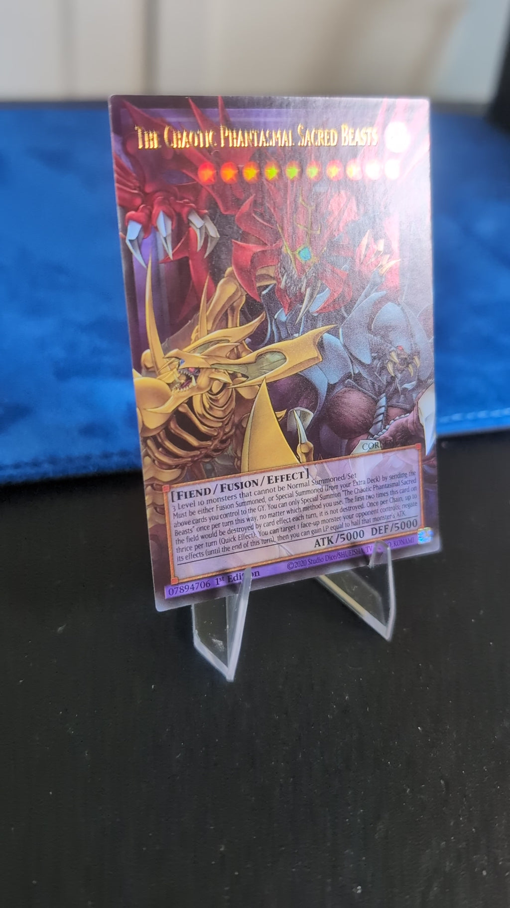 CORI-EN029 - The Chaotic Phantasmal Sacred Beasts - Ultra Rare Extended Art -  Chaos Origins